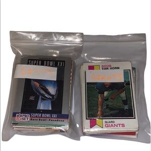 Topps NFL New York Giants vintage football cards